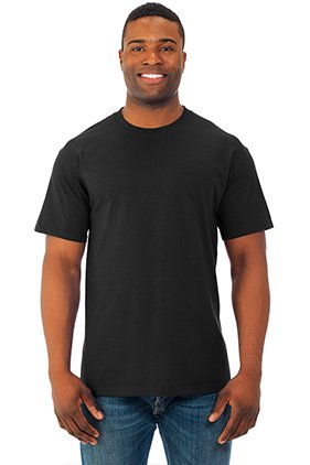 Fruit of the Loom HD Cotton T-shirt Black (Front)