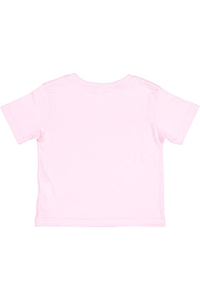 Rabbit Skins Infant Fine Jersey T-shirt - Light Pink (Back)