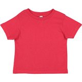 Rabbit Skins Toddler Cotton Jersey T-shirt - Red (Front)